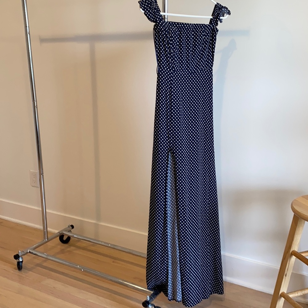 Lulus Polkadot blue/white dress XS